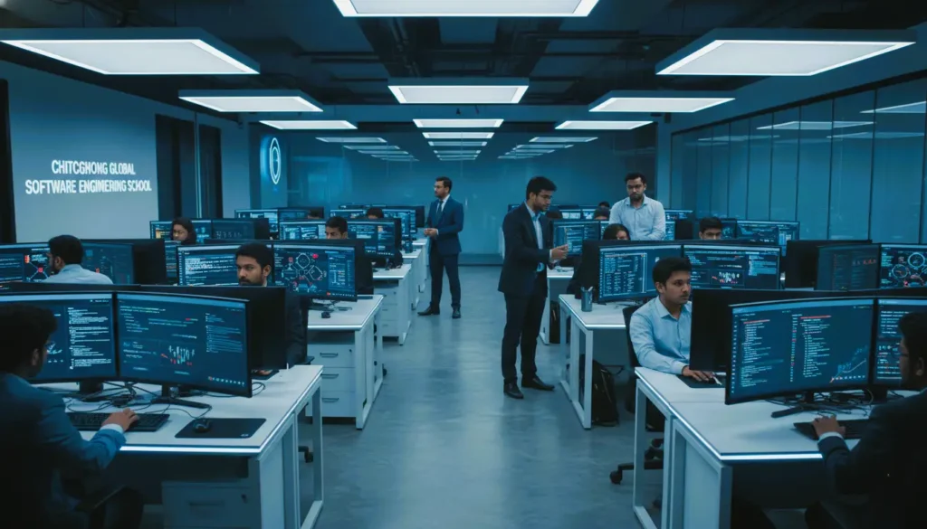 Z8 Learning Software School, Software school in Chittagong, Software engineering institute Bangladesh, Advanced IT training CTG, Full stack software development