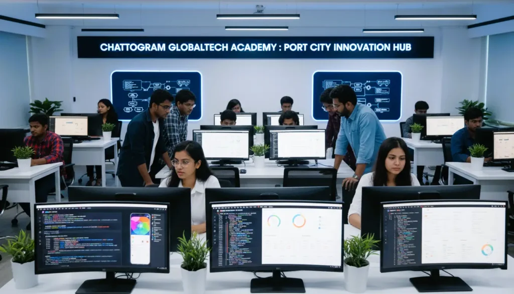 Z8 Learning Education Chattogram, Tech and digital training Chattogram, Practical education institute Bangladesh, Flutter Laravel Next.js training, Web and app development courses