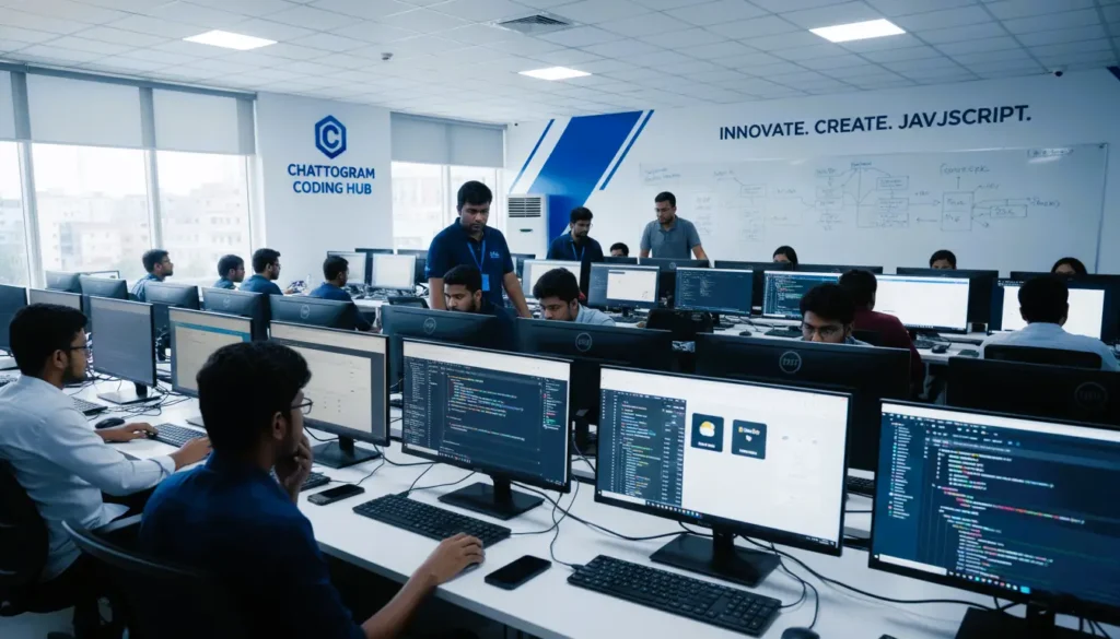 z8-learning-javascript-course, JavaScript Training Chattogram, ES6+ Programming Course Bangladesh, Frontend Web Development Training, Node.js Fullstack Developer Course, React & Interactive Web Apps, DOM Manipulation & API Integration, Z8 Learning Tech School Chattogram, Project-Based JS Training