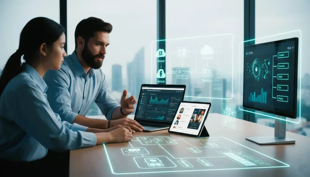z8-learning-app-development-program, full-stack app development, cross-platform mobile apps, Flutter, React Native, React, Next.js, Node.js, Firebase, cloud deployment AWS/Google Cloud, AI-integrated applications, CI/CD pipelines, DevOps, SaaS dashboard development, real-time database integration, mobile and web app engineering