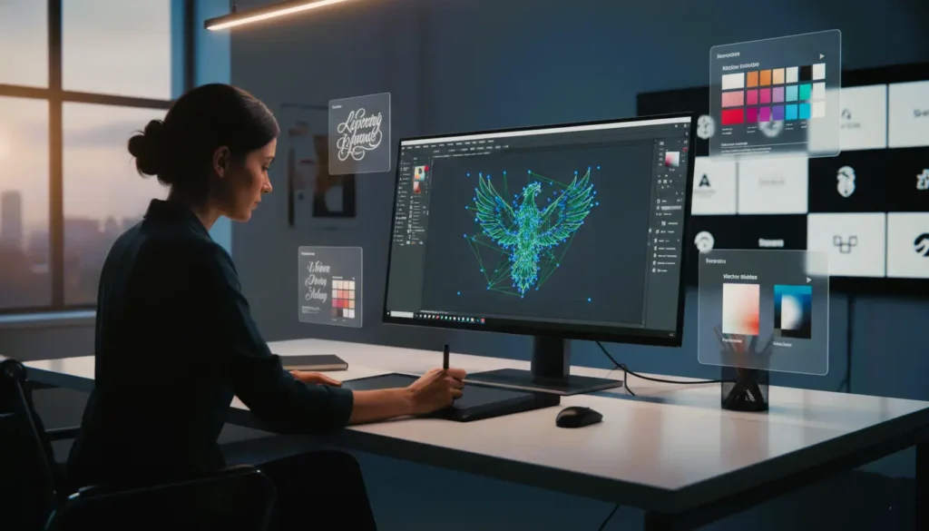 z8-learning-illustrator-course, adobe-illustrator-training, vector-graphics-course, pen-tool-mastery, advanced-typography-design,, color-gradients-and-mesh, scalable-branding-assets, professional-vector-workflow