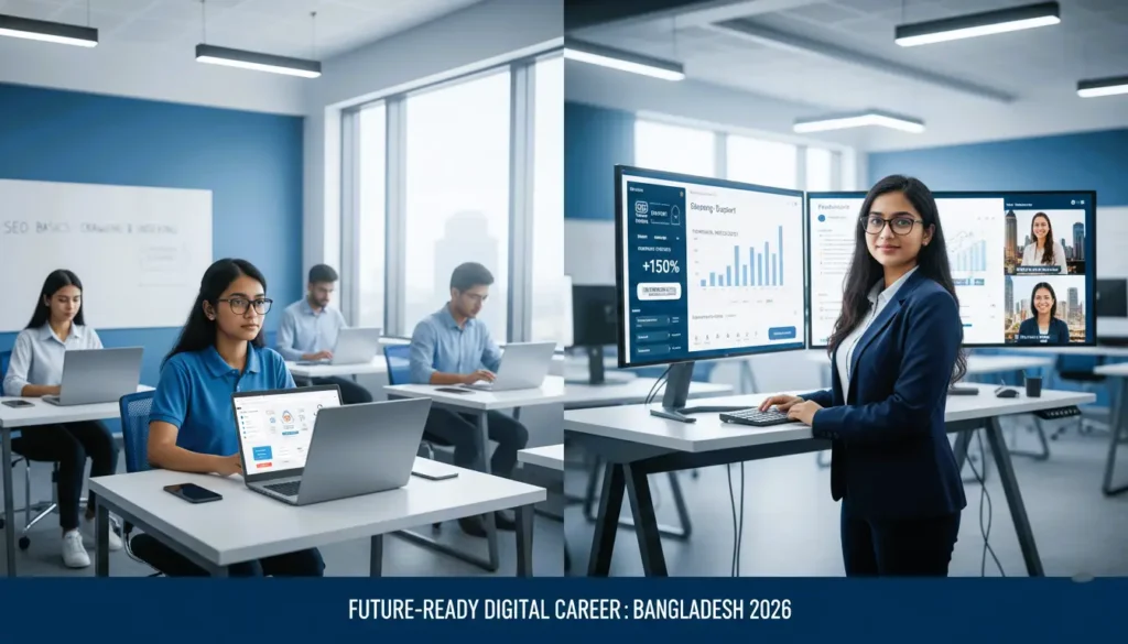 career seo program, seo career training, z8 learning tech school, seo course chittagong, seo internship program, freelance seo training, job ready seo course, digital marketing career bangladesh
