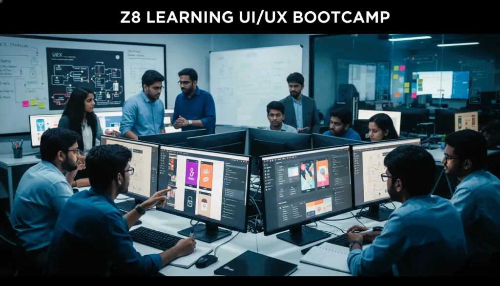 z8 learning ui/ux bootcamp, UI UX bootcamp Chittagong, UI UX crash course CTG, Fast-track design training Chattogram, Intensive UI UX program Bangladesh, Figma bootcamp, UX research training, UI design intensive course