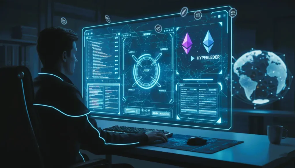 Blockchain Developer Course, blockchain developer course Web3 development, Ethereum Solidity smart contract training, professional blockchain certification program, DApp development and Web3.js integration, Hyperledger enterprise blockchain framework