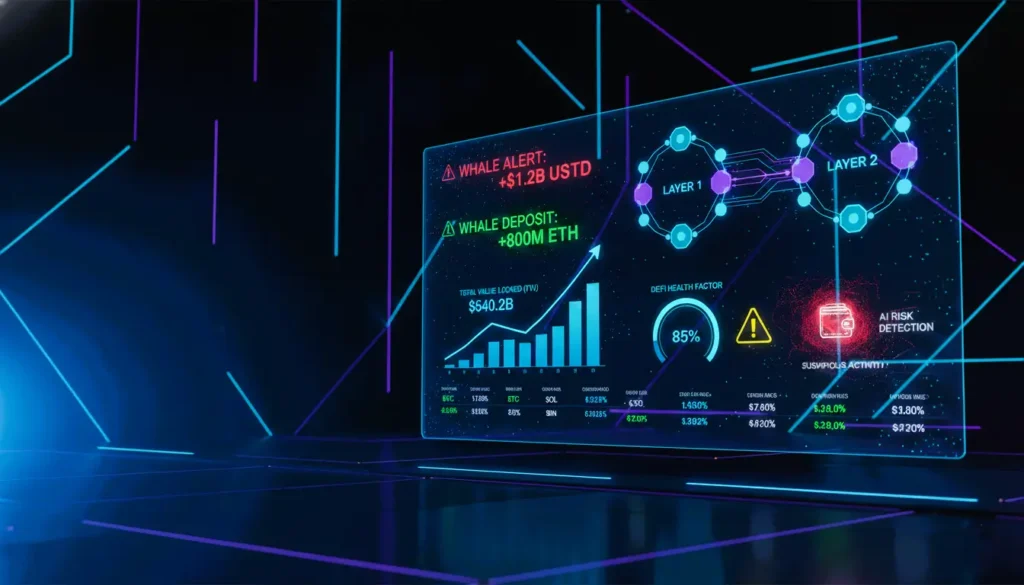 blockchain tracker, on chain analytics, crypto whale tracking, blockchain intelligence, DeFi tracking tools, crypto portfolio tracker, web3 analytics
