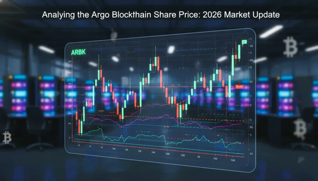 Argo Blockchain share price, ARBK stock, NASDAQ ARBK, Bitcoin mining stock, Argo Blockchain 2026
