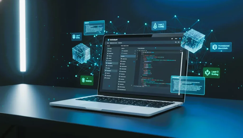 Blockchain Tutorialspoint, Learn Blockchain 2026, Solidity Smart Contracts, Hyperledger Fabric Tutorials, Web3 Development Courses, AI-assisted Smart Contracts, Layer 2 Scaling Tutorial, Testnet Deployment Guide