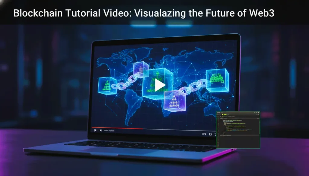 Blockchain Tutorial Video, Learn Blockchain Visually, Web3 Video Course, Smart Contract Video Tutorial, Blockchain Development 2026