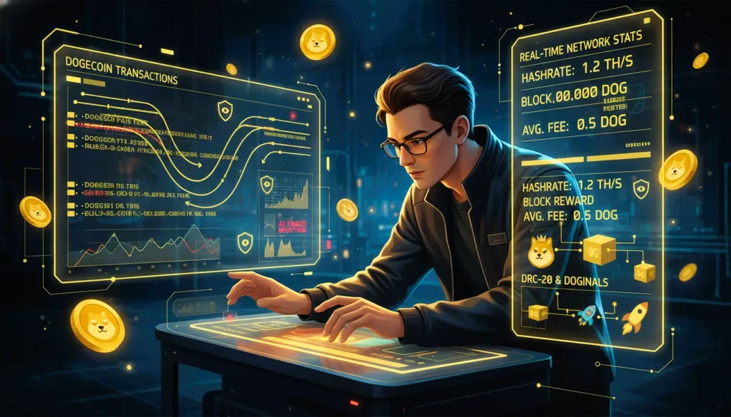 doge blockchain explorer, dogecoin transaction tracker, doge wallet balance lookup, doge dapp development tools, dogechain explorer, doge DRC-20 tokens, doge network monitoring