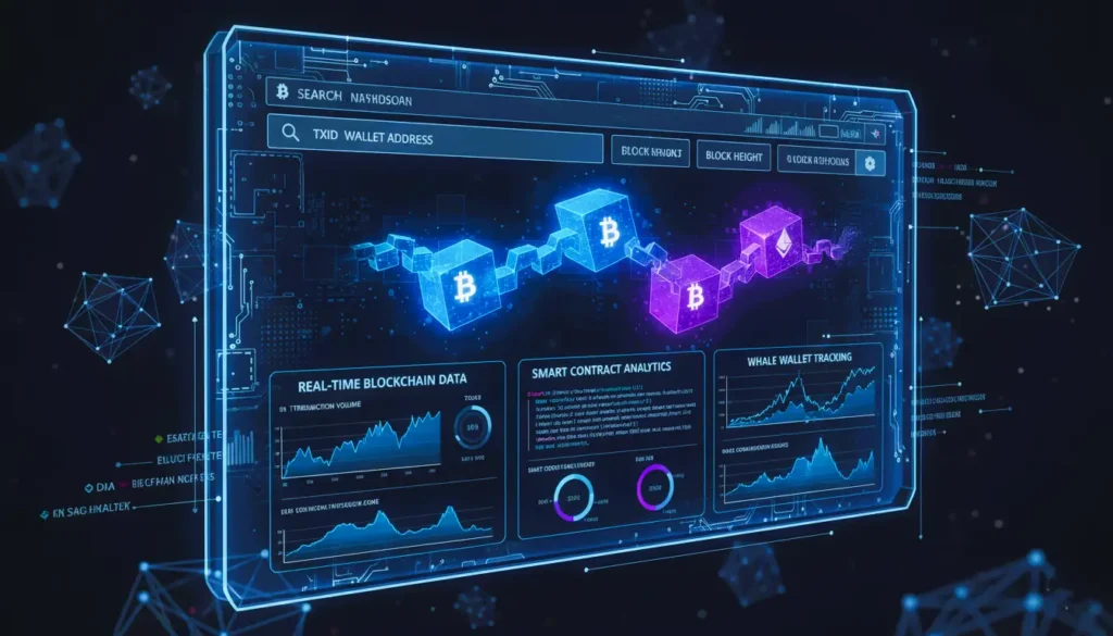 blockchain explorer, crypto transaction tracker, blockchain transaction search, wallet address lookup, blockchain analytics dashboard, Web3 blockchain explorer, crypto block explorer tool
